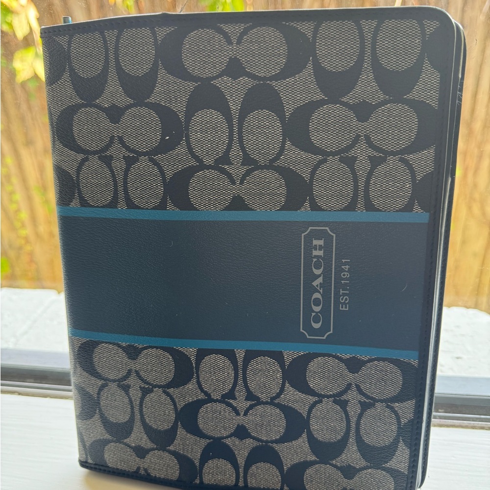 Coach Leather iPad case